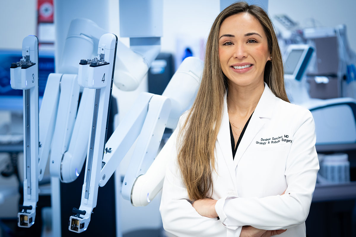 Dr. Desiree Sanchez Performs First Urology Surgery in Southern California Using Advanced Robot (DV5)