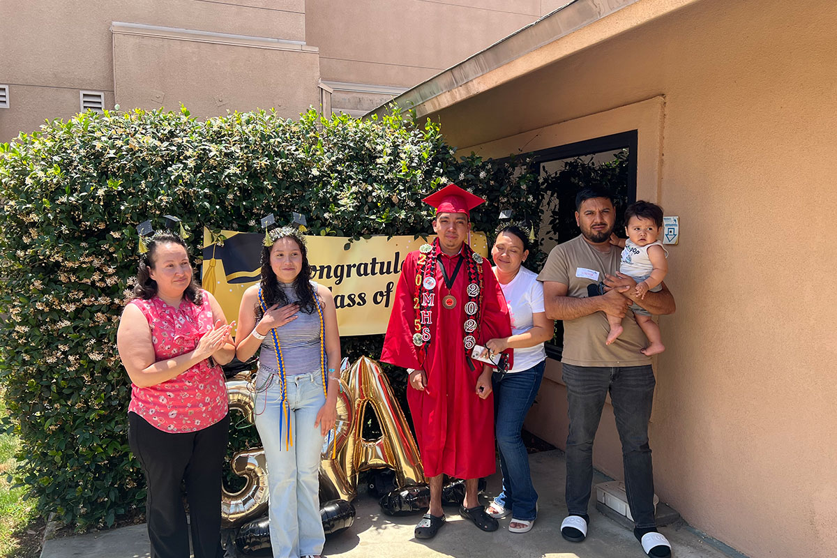 From Hospital Gown to Cap and Gown