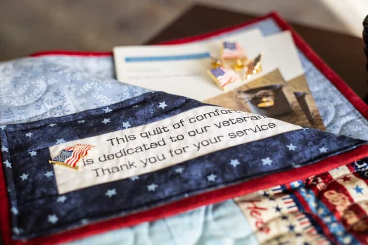 Adventist Health Home Care provides quilts of comfort to veterans