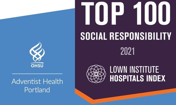 Adventist Health Portland Named One of Most Socially Responsible Hospitals