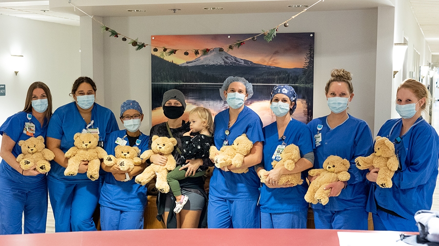 Mother Donates Teddy Bears to Honor Son