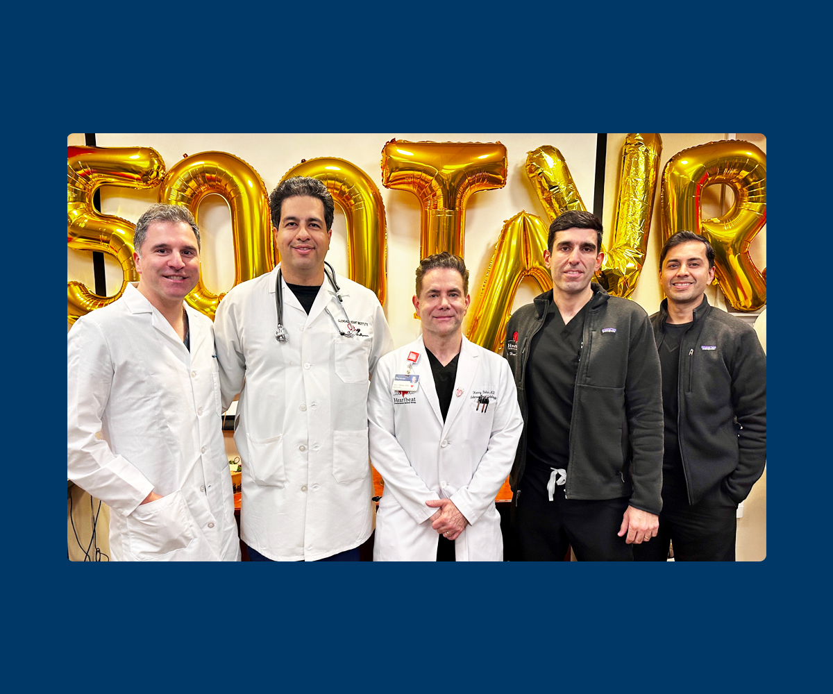 Interventional Cardiology at Adventist Health Glendale Reaches Milestone with 500th TAVR Procedure