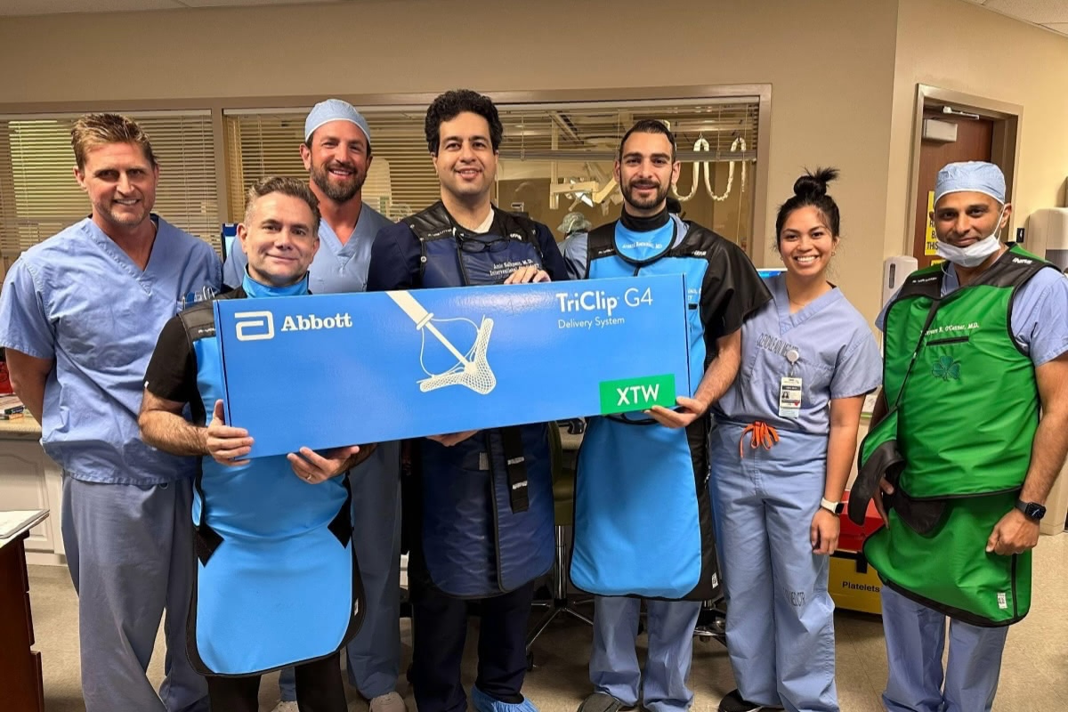 Adventist Health Glendale Among First in California to Successfully Implant Newly Approved, Life-Saving Triclip Heart Device