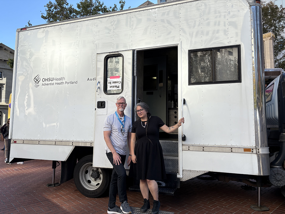 Serving Downtown Portland: Audiology Van Takes Hearing Tests to 2024 Health Care Equity Fair