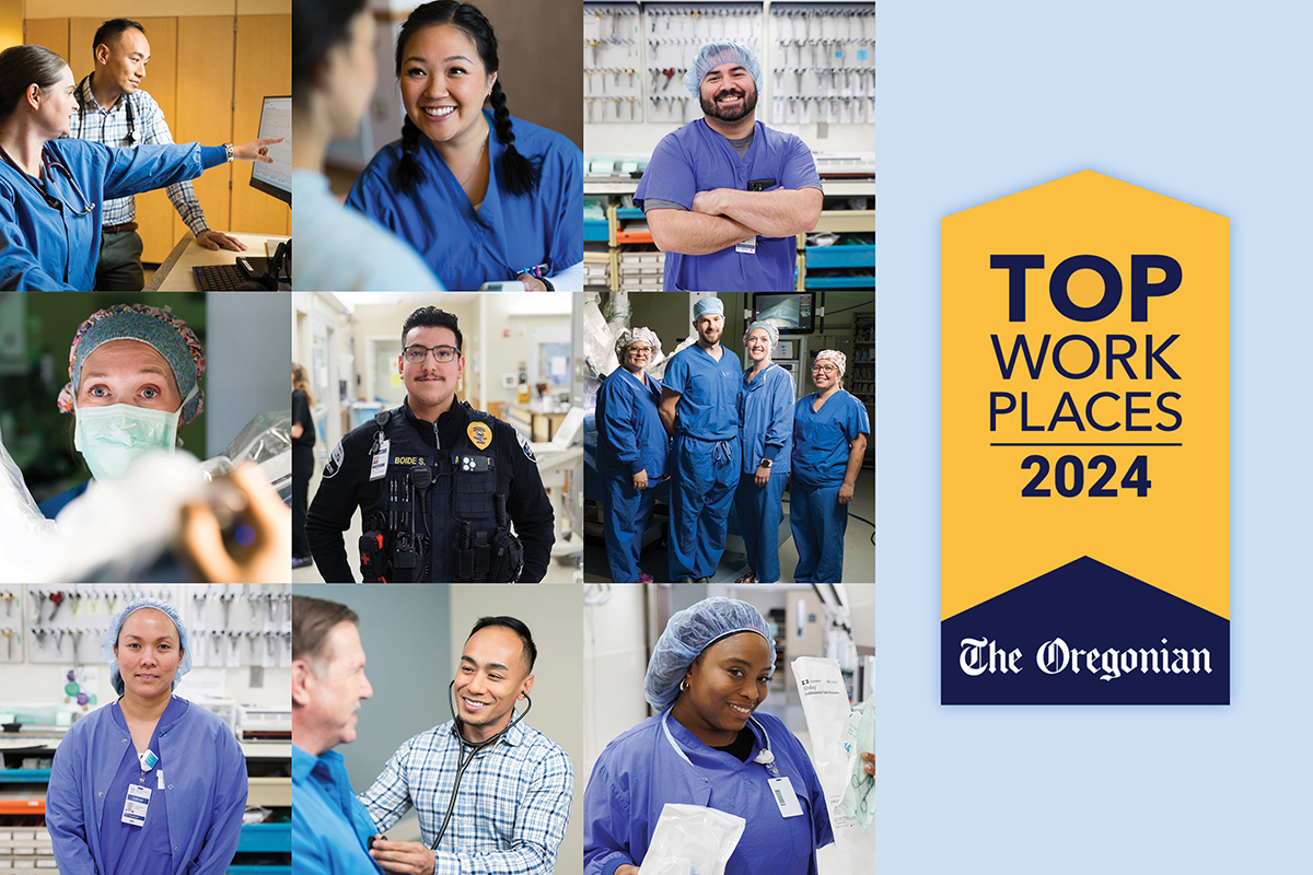 Adventist Health Portland Receives Top Workplaces 2024 Award by The Oregonian 