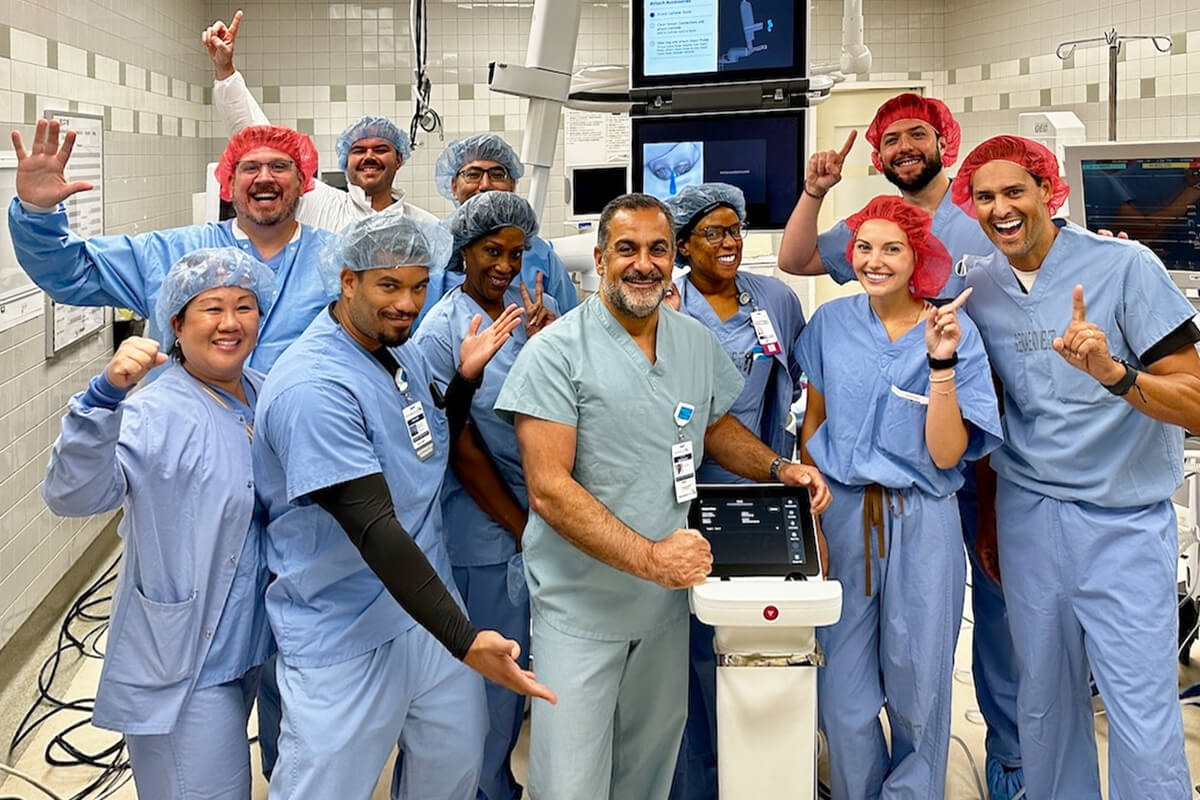 First Robotic Bronchoscopy Procedure a Success